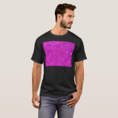Roze glitter Sparkle Design T-shirt (Voorkant volledig)