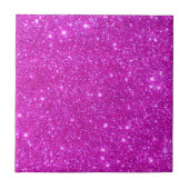 Roze glitter Sparkle Design Tegeltje (Voorkant)