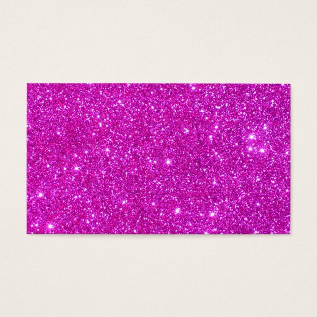 Roze glitter Sparkle  Design Visitekaartjes (Voorkant)