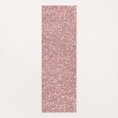 Roze Glitter Sparkle Glamour Meisjes Trendy Modern Yogamat (Voorkant)