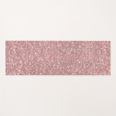 Roze Glitter Sparkle Glamour Meisjes Trendy Modern Yogamat (Voorkant (horizontaal))