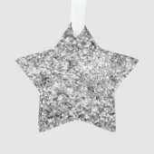 Roze Glitter Sparkle Ornament (achterkant)