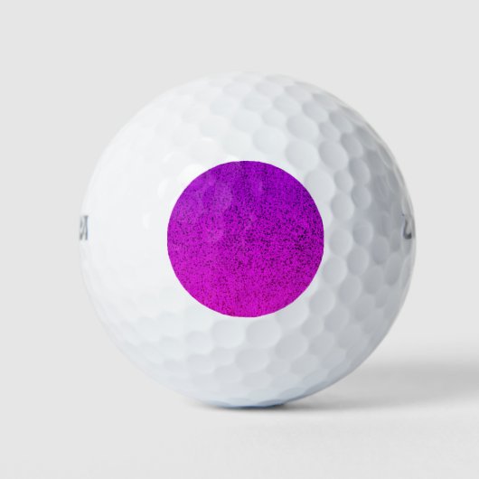 Roze Glitter Sparkle Shiny Shimmer Golfballen (Voorkant)
