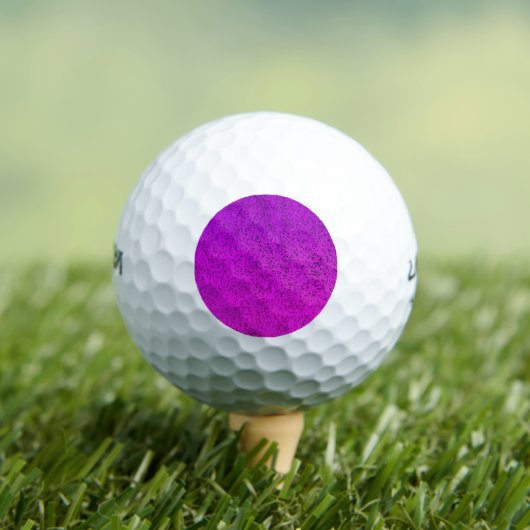 Roze Glitter Sparkle Shiny Shimmer Golfballen (Insitu Shirt)