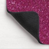 Roze glitter Sparkles Muismat (Hoek)