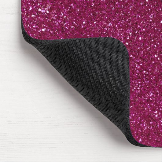 Roze glitter Sparkles Muismat (Hoek)