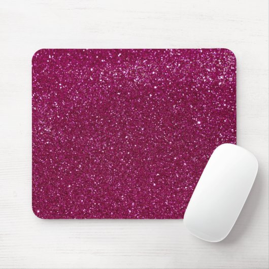 Roze glitter Sparkles Muismat (Met muis)
