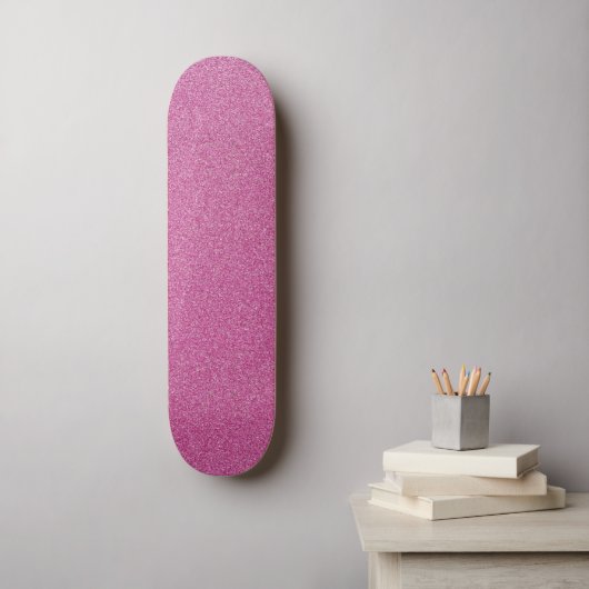 Roze glitter, Sparkly, Glitter Background Persoonlijk Skateboard (Muurkunst)