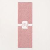 Roze Glitter Speciaal Yoga Mat (Voorkant)