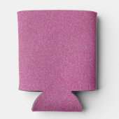 Roze glitter, sprankeling, glitter achtergrond blikjeskoeler (Achterkant)