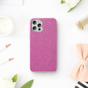 Roze glitter, sprankeling, glitter achtergrond Case-Mate iPhone case