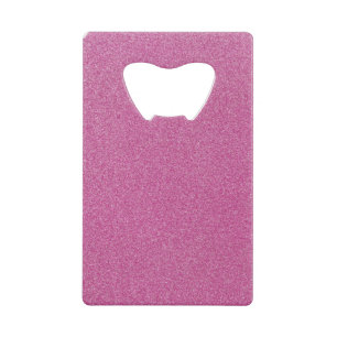 Roze glitter, sprankeling, glitter achtergrond creditkaart flessenopener