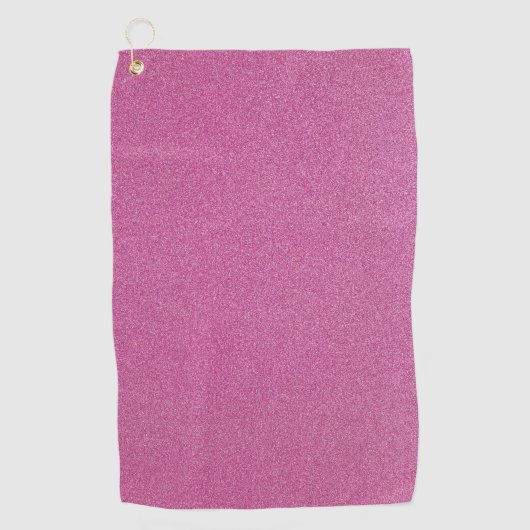 Roze glitter, sprankeling, glitter achtergrond golfhanddoek (Voorkant)