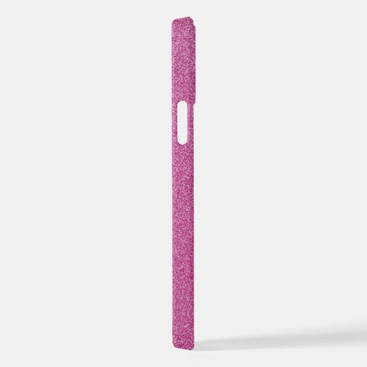 Roze glitter, sprankeling, glitter achtergrond iPhone hoesje (Rechterkant)