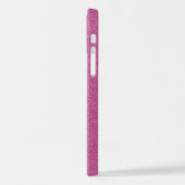 Roze glitter, sprankeling, glitter achtergrond iPhone hoesje (Linkerkant)