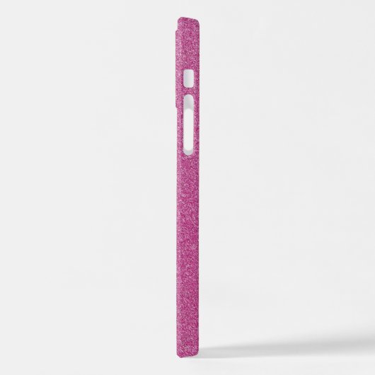 Roze glitter, sprankeling, glitter achtergrond iPhone hoesje (Linkerkant)