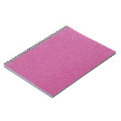 Roze glitter, sprankeling, glitter achtergrond notitieboek (Linkerzijde)