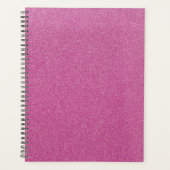 Roze glitter, sprankeling, glitter achtergrond planner (Voorkant)