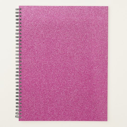 Roze glitter, sprankeling, glitter achtergrond planner (Voorkant)