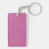 Roze glitter, sprankeling, glitter achtergrond sleutelhanger (achterkant)