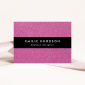 Roze glitter, sprankeling, glitter achtergrond visitekaartje