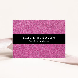 Roze glitter, sprankeling, glitter achtergrond visitekaartje