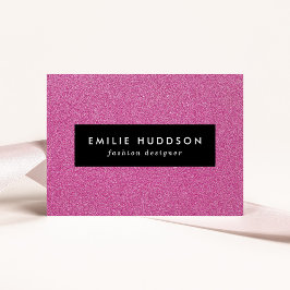 Roze glitter, sprankeling, glitter achtergrond visitekaartje
