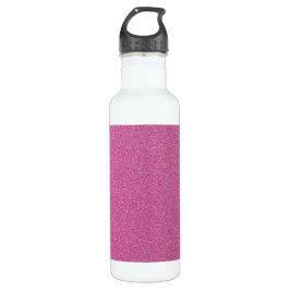 Roze glitter, sprankeling, glitter achtergrond waterfles 