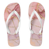 Roze Glitter Teenslippers (Voetbed)