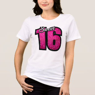 Roze Glitter Tri-Blend Shirt