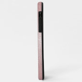 Roze Glitter Unicorn Hoesje-Mate iPhone Case (Achterkant/links)