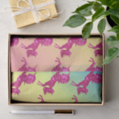 Roze Glitter Unicorn Tissuepapier (Geschenk)