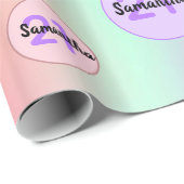 Roze glitter verjaardag 21 roos gouddaling cadeaupapier (Rol Hoek)