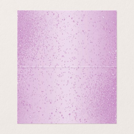  roze glitter | Vette Kaarten (Binnenkant ongevouwen)