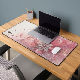 Roze Glitter voor desktopgebruik Bureaumat