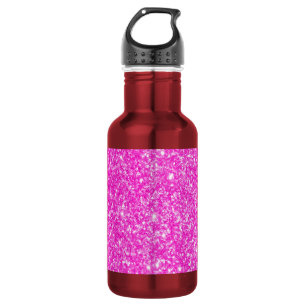Roze glitter waterfles