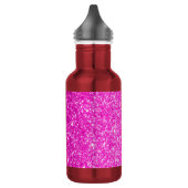 Roze glitter waterfles (Links)