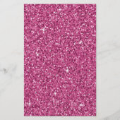 Roze glitter wenst het verjaardagsmeisje (Achterkant)