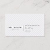 Roze Glitter Wimperextensie Kunstenaar Visitekaartje (Achterkant)