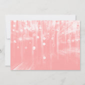 Roze Glitter word je mijn bruidsmeisje? Kaart (Achterkant)