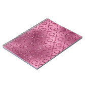 Roze Glitter XOXO Notitieboek (Linkerzijde)