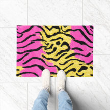 Roze Glitter Zebra Pattern