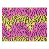 Roze Glitter Zebra Pattern Tafelkleed (Voorkant (Horizontaal))