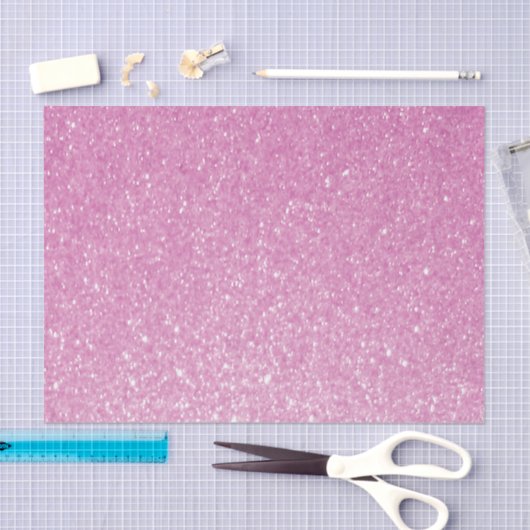  roze glitterafdrukken tissuepapier (Craft)