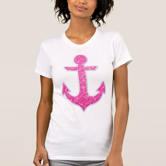 Roze glitteranker t-shirt (Voorkant)