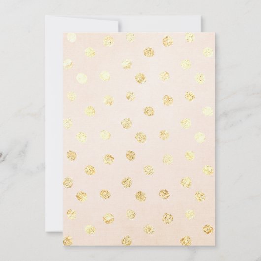 Roze glitterdonuts en diamantuitnodiging kaart (Achterkant)