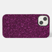 Roze Glittereffect iPhone Hoesje (Achterkant horizontaal)