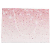 Roze Glitterende Blush Groot Cadeauzakje (Achterkant)