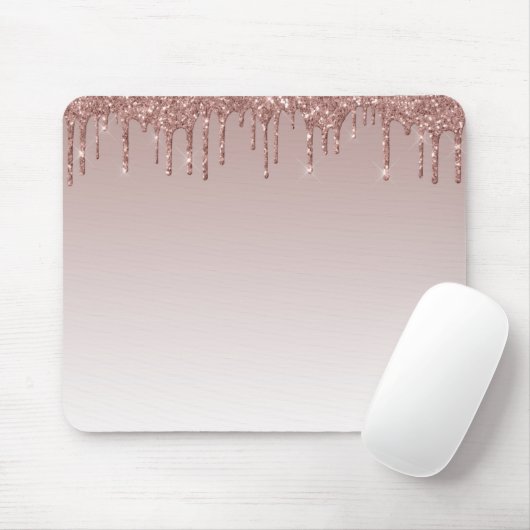 Roze glittermousepad muismat (Met muis)