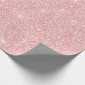  roze glitterpapier cadeaupapier (Hoek)